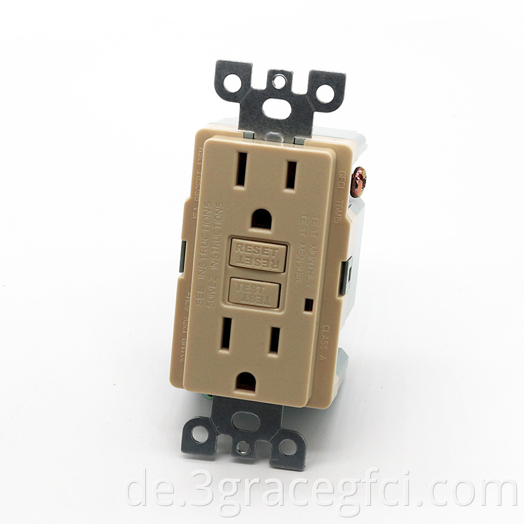 Tgm20 Ivory Color Gfci Outlet